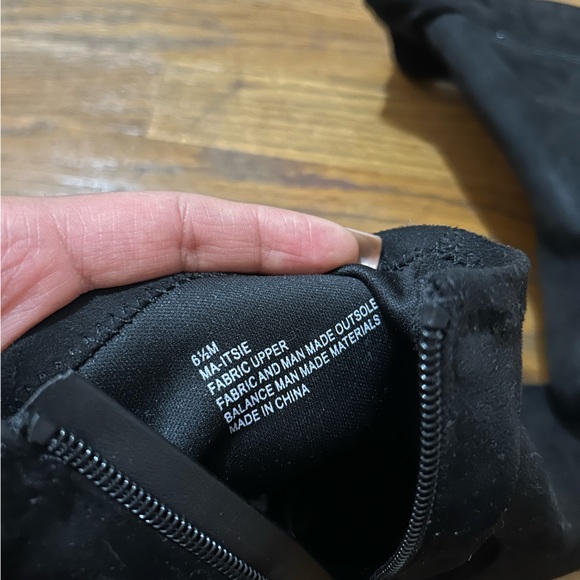 Black suede booties - Picture 5 of 5